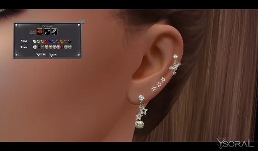 .: Earrings Viola:.