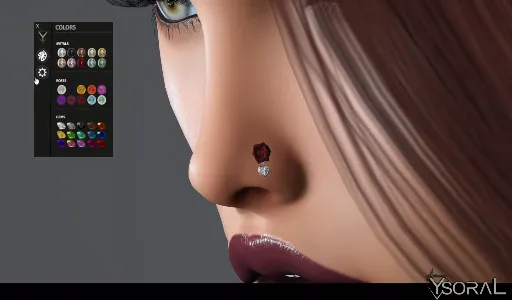 .: Nose Piercing Ruby:.