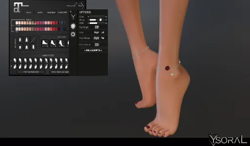 .: Anklets Ruby :.
