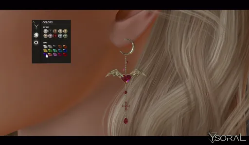 .: Earrings Salem:.